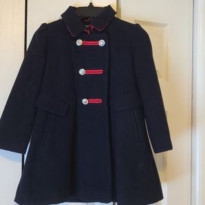 Size 5 Fancy Rothschild Peacoat with beret